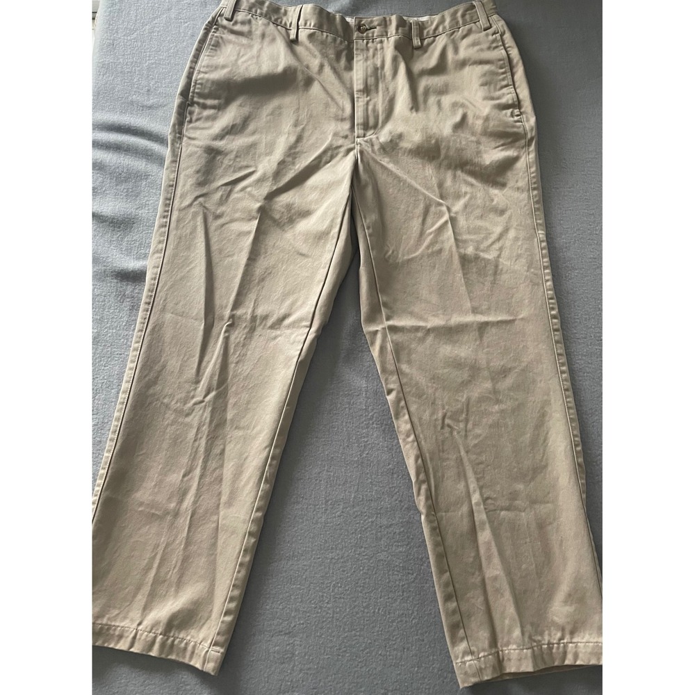 Orvis Ultimate Khakis Mens 40 Tan Cotton Twill Straight Leg Chino Pants 40x29